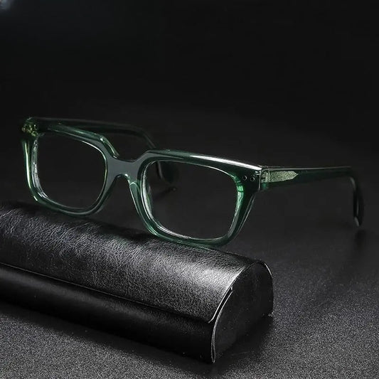 Unisex Square Full Rim Acetate Prescription Glasses Gxyj724 — view 1 | Rx Spectacle
