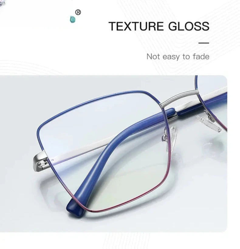 Women's Butterfly Full Rim Alloy Reading Glasses 3088 — view 5 | Rx Spectacle