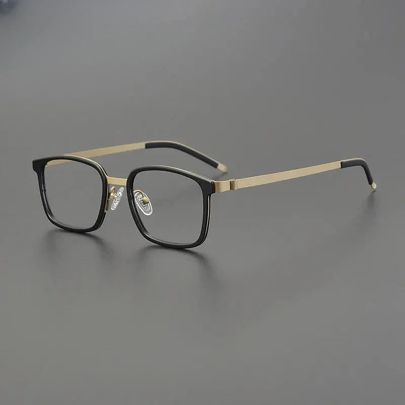 Unisex Square Full Rim Acetate Prescription Glasses Gxyj1224 — view 3 | Rx Spectacle