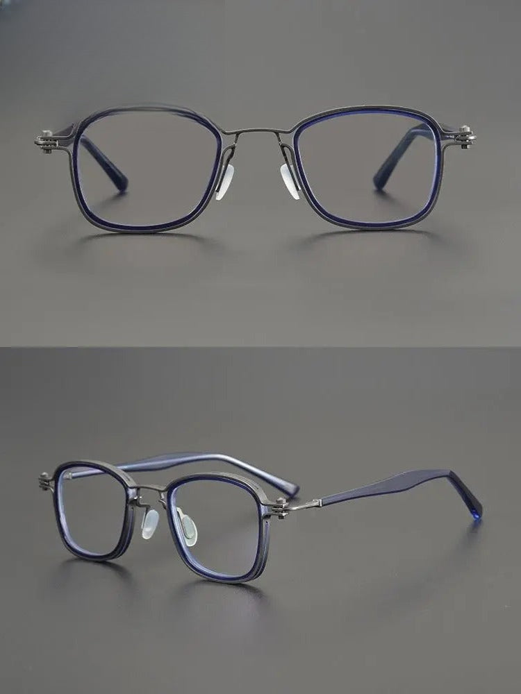 Unisex Square Full Rim Acetate Prescription Glasses Gxyj698 — view 13 | Rx Spectacle