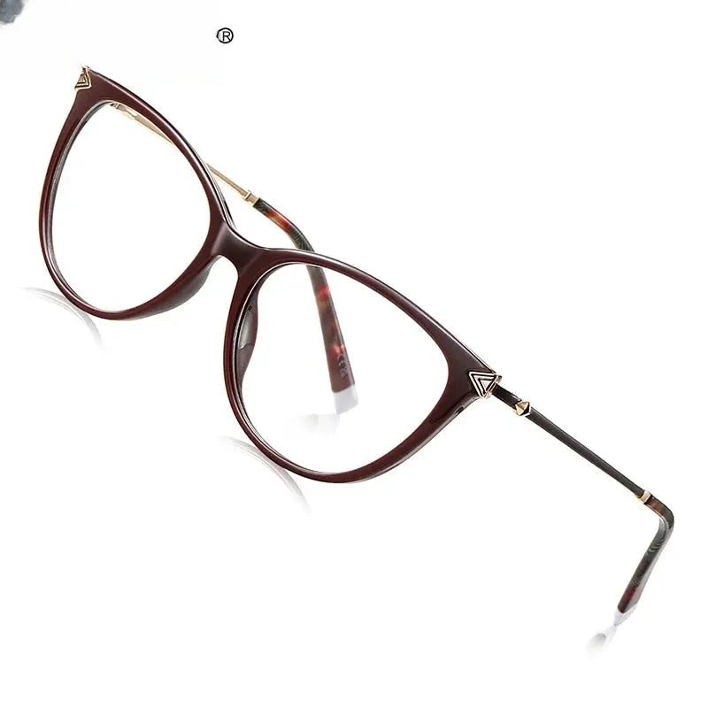 Women's Cat Eye Full Rim TR90 Reading Glasses 77235 — view 1 | Rx Spectacle