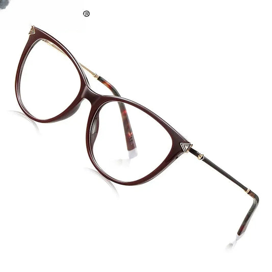 Women's Cat Eye Full Rim TR90 Reading Glasses 77235 — view 1 | Rx Spectacle
