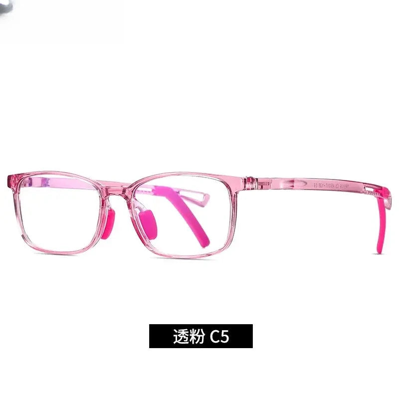 Unisex Square Full Rim Titanium Prescription Glasses 5109 — view 10 | Rx Spectacle