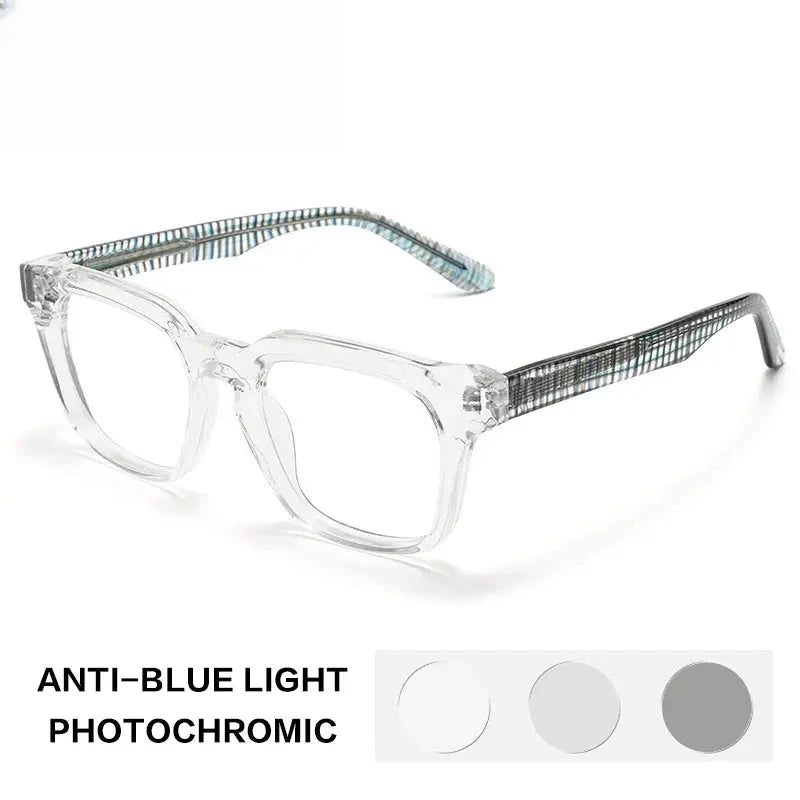 Unisex Square Full Rim Acetate Reading Glasses G91807 — view 3 | Rx Spectacle