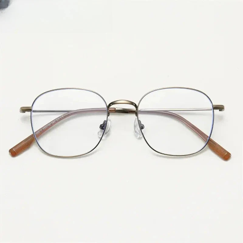 Women's Oval Full Rim Alloy Prescription Glasses 70168 — view 7 | Rx Spectacle