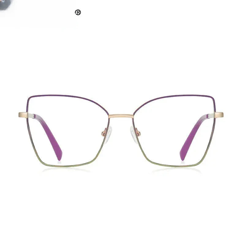 Unisex Butterfly Full Rim Titanium Reading Glasses 3086 — view 4 | Rx Spectacle