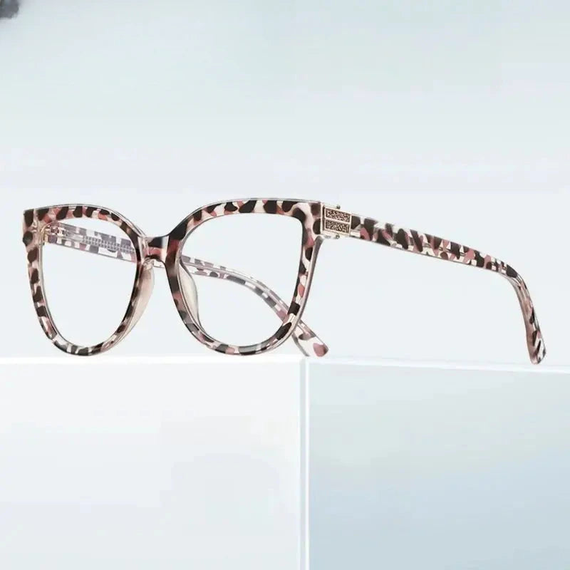 Women's Cat Eye Full Rim TR90 Prescription Glasses 882282 — view 1 | Rx Spectacle