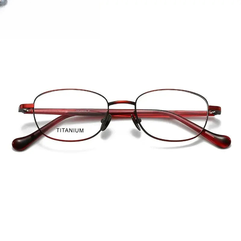 Women's Oval Full Rim Prescription Glasses 407002 — view 7 | Rx Spectacle
