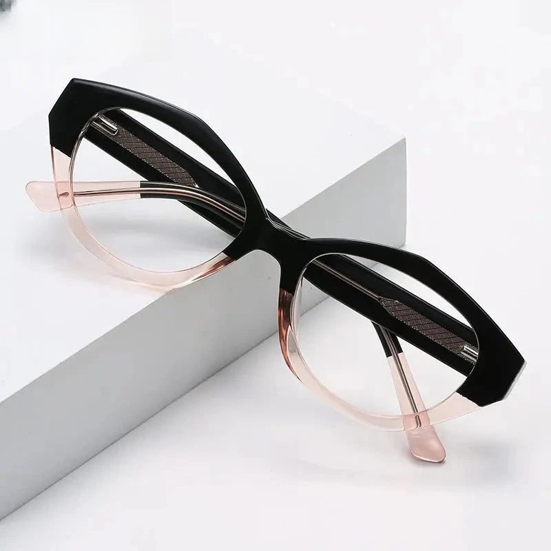 Unisex Oval Full Rim Titanium Reading Glasses 97029 — view 1 | Rx Spectacle