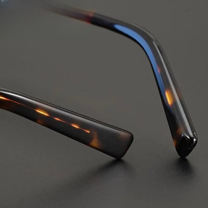 Unisex Round Full Rim Acetate Double Bridge Prescription Glasses Gxyj706 — view 9 | Rx Spectacle