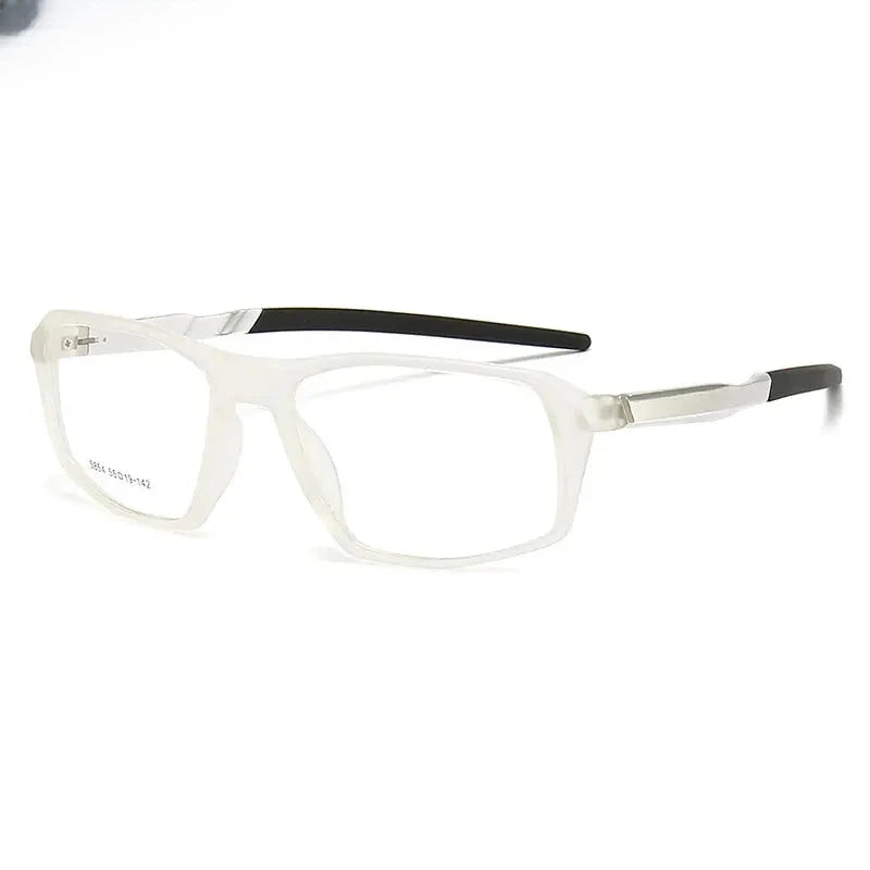Men's Square Full Rim TR90 Prescription Glasses 615854 — view 4 | Rx Spectacle