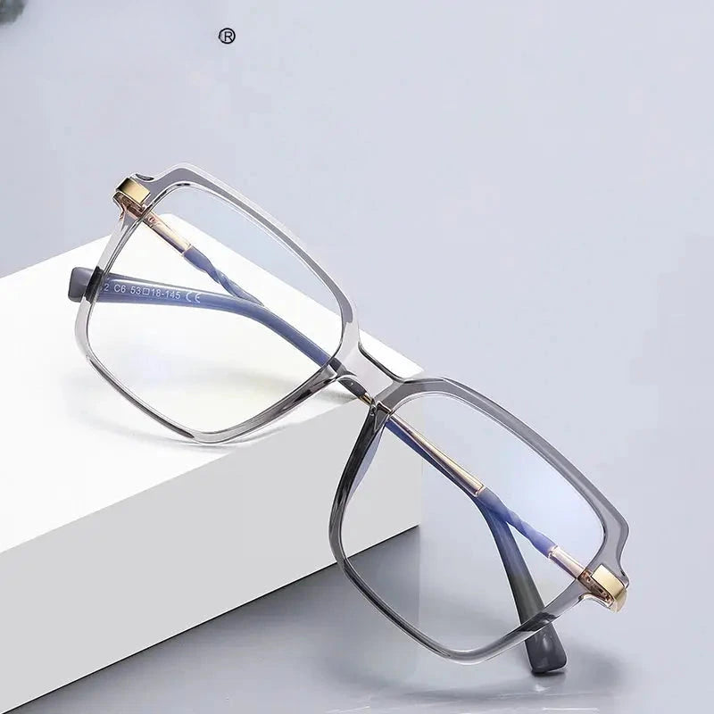 Women's Square Full Rim TR90 Reading Glasses 2212 — view 1 | Rx Spectacle