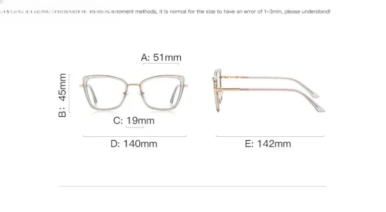 Women's Butterfly Full Rim TR90 Reading Glasses 43148 — view 2 | Rx Spectacle