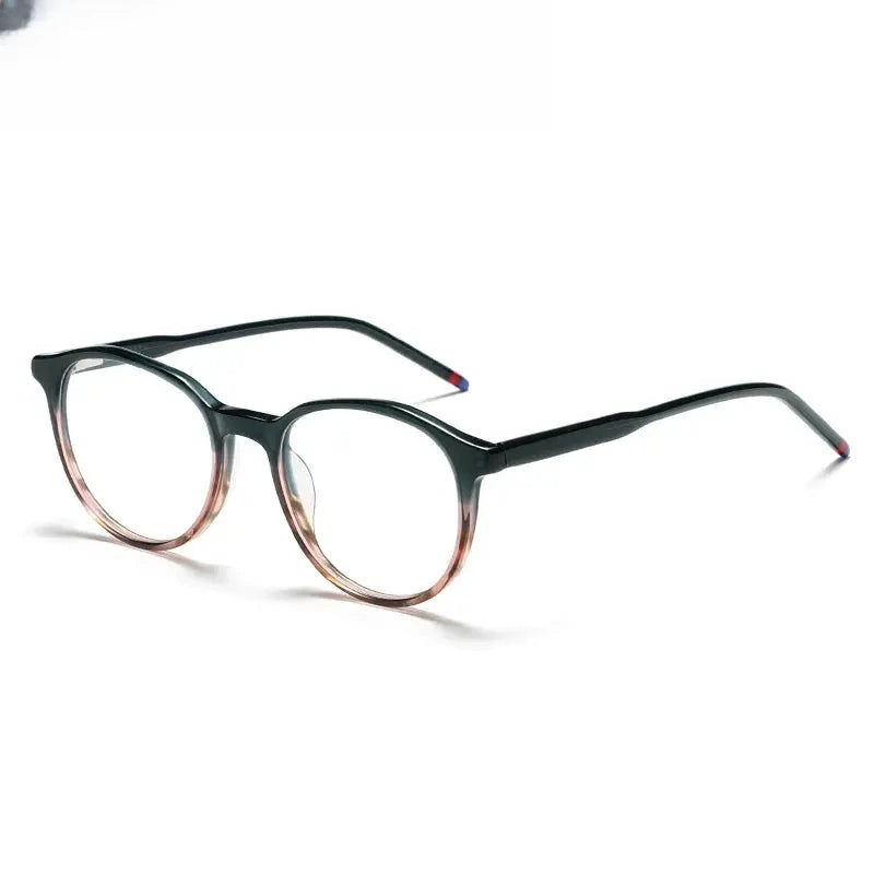 Women's Oval Full Rim Acetate Prescription Glasses Ac1010 — view 4 | Rx Spectacle
