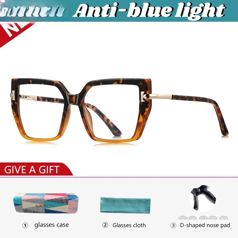 Women's Butterfly Full Rim TR90 Reading Glasses 512267 — view 5 | Rx Spectacle