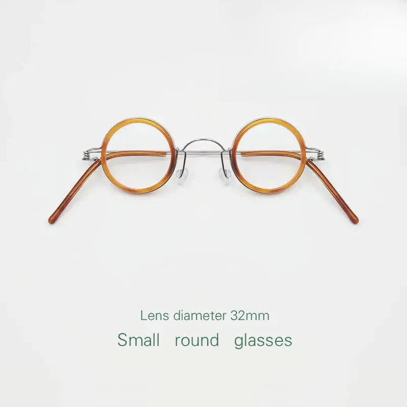 Unisex Round Full Rim Acetate Prescription Glasses 14532 — view 1 | Rx Spectacle