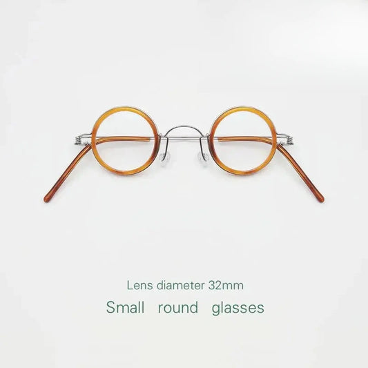 Unisex Round Full Rim Acetate Prescription Glasses 14532 — view 1 | Rx Spectacle