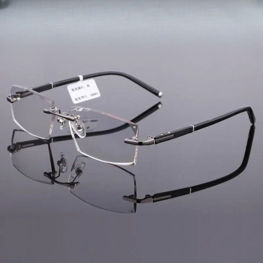 Rimless Titanium Prescription Glasses 58003 — view 1 | Rx Spectacle