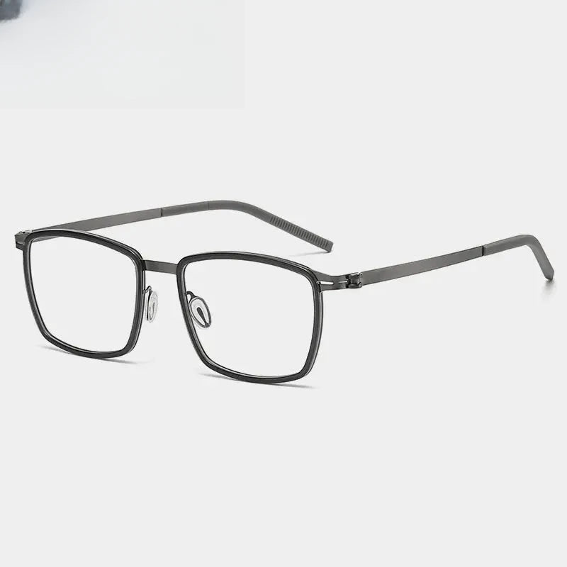 Men's Square Full Rim Acetate Prescription Glasses Gxyj-1187 — view 7 | Rx Spectacle