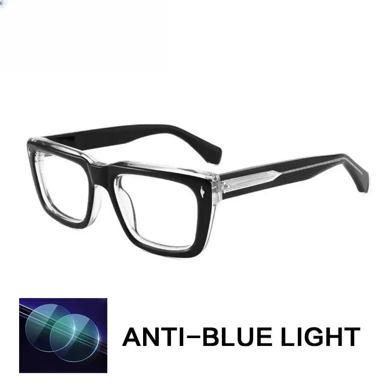 Unisex Browline Full Rim Acetate Reading Glasses 882222 — view 6 | Rx Spectacle