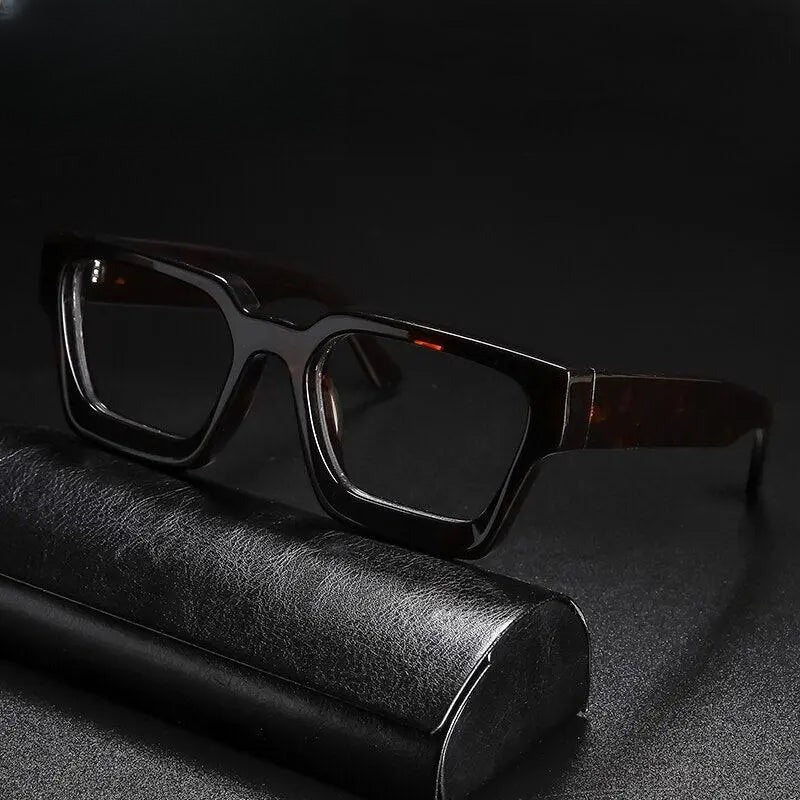 Unisex Square Full Rim Acetate Prescription Glasses Gxyj724 — view 10 | Rx Spectacle