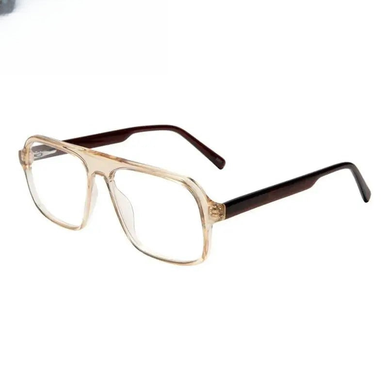 Unisex Square Full Rim Acetate Prescription Glasses Gxyj1133 — view 6 | Rx Spectacle
