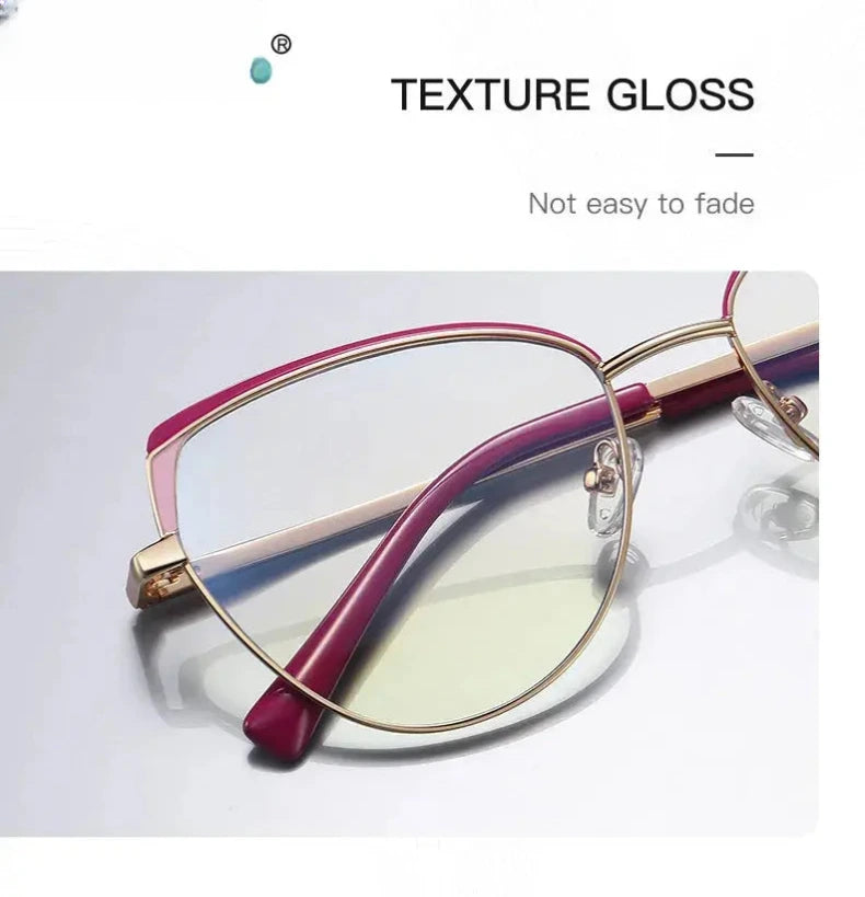 Unisex Square Full Rim Stainless Steel Reading Glasses 3105 — view 5 | Rx Spectacle