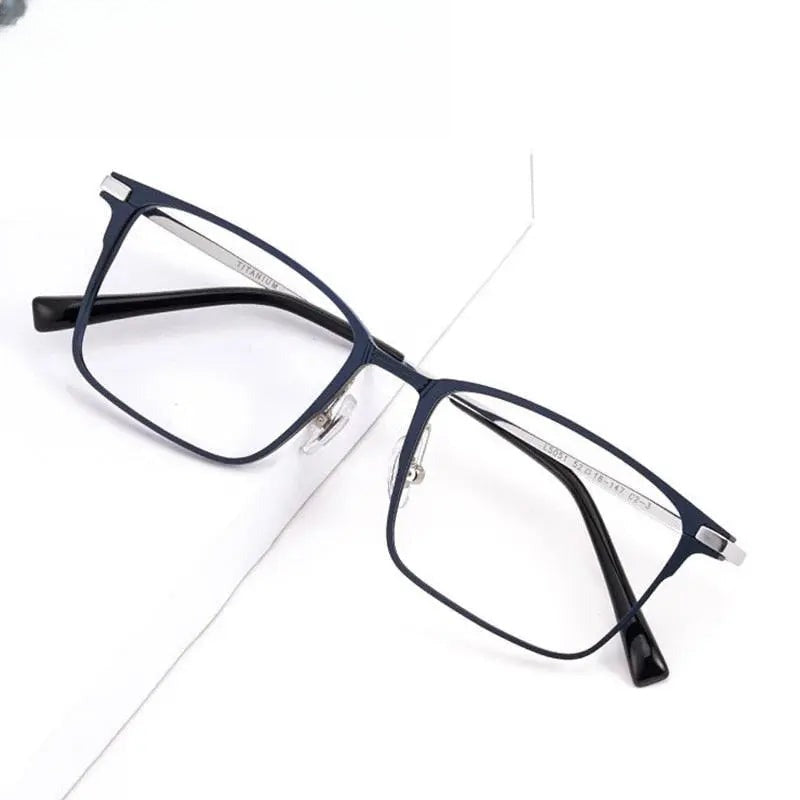 Unisex Square Full Rim Alloy Prescription Glasses 5051 — view 1 | Rx Spectacle