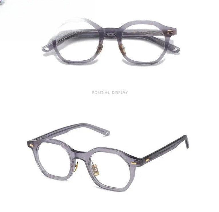 Unisex Square Full Rim Acetate Prescription Glasses Gxj33 — view 19 | Rx Spectacle