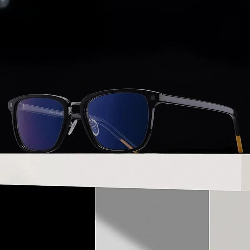 Unisex Square Full Rim Acetate Prescription Glasses Gxyj312 — view 8 | Rx Spectacle