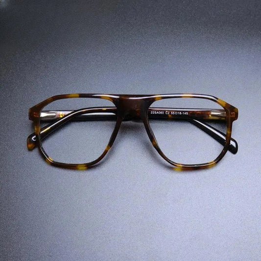 Unisex Square Full Rim Acetate Prescription Glasses Gxyj1135 — view 1 | Rx Spectacle