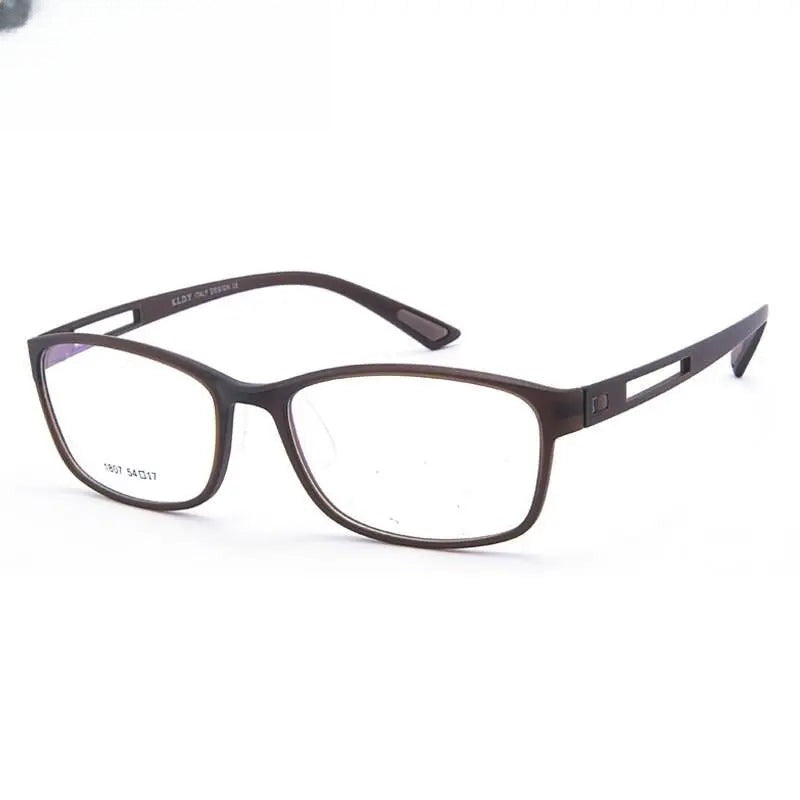 Men's Square Full Rim TR90 Prescription Glasses 1807 — view 3 | Rx Spectacle
