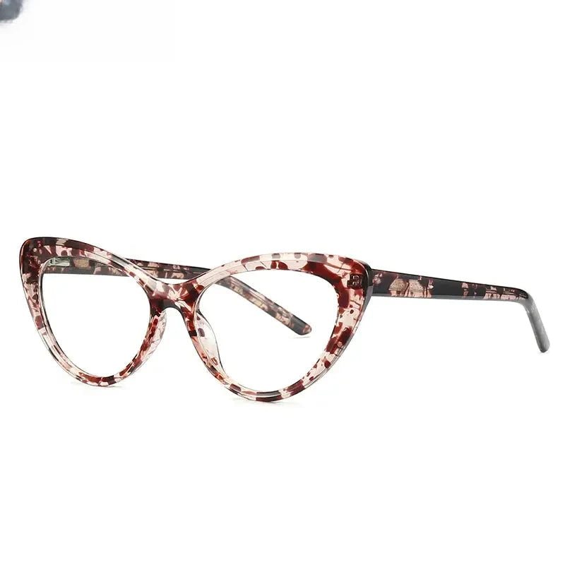 Women's Cat Eye Full Rim Titanium Reading Glasses 2020 — view 7 | Rx Spectacle