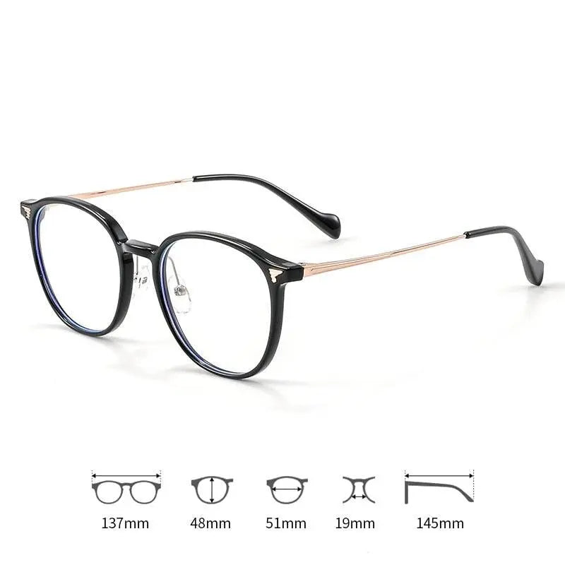 Unisex Square Full Rim TR90 Prescription Glasses 01247 — view 8 | Rx Spectacle