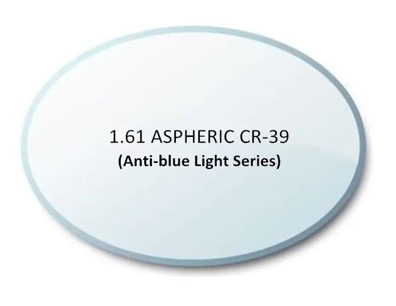 Mr-8 Single Vision Aspheric 1.61 Anti-Blue Ray Blocking Lenses Color Clear — view 1 | Rx Spectacle