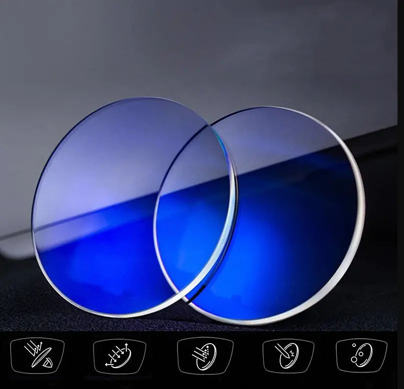 Mr-8 Single Vision Aspheric 1.74 Anti-Blue Ray Blocking Lenses Color Clear — view 10 | Rx Spectacle