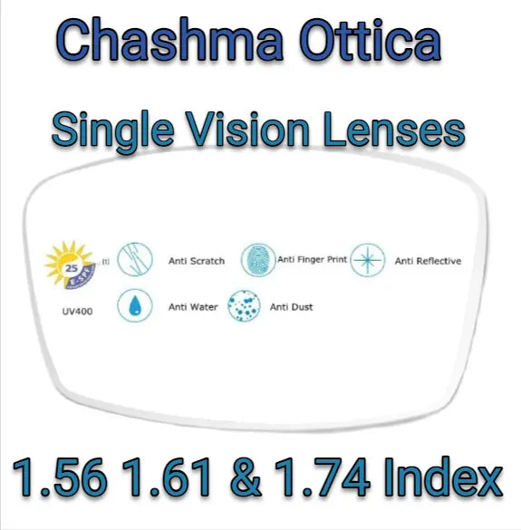 1.56 Index Single Vision Clear Lenses — view 1 | Rx Spectacle