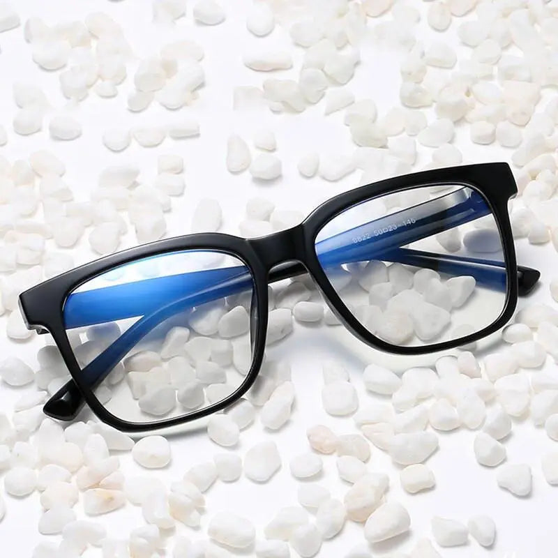 Unisex Square Full Rim Acetate Prescription Glasses 8822 — view 1 | Rx Spectacle