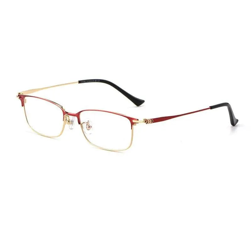 Women's Full Rim Titanium Prescription Glasses 86061 — view 10 | Rx Spectacle