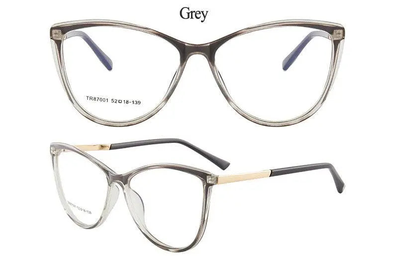 Cat Eye Full Rim TR90 Prescription Glasses 7001 — view 18 | Rx Spectacle