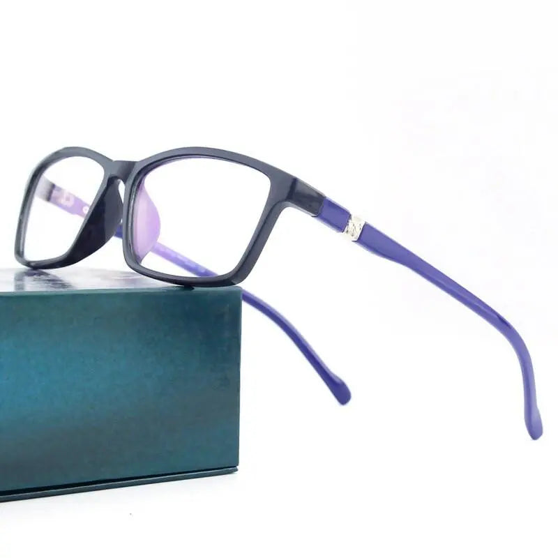Unisex Square Full Rim Acetate Prescription Glasses N6701 — view 8 | Rx Spectacle