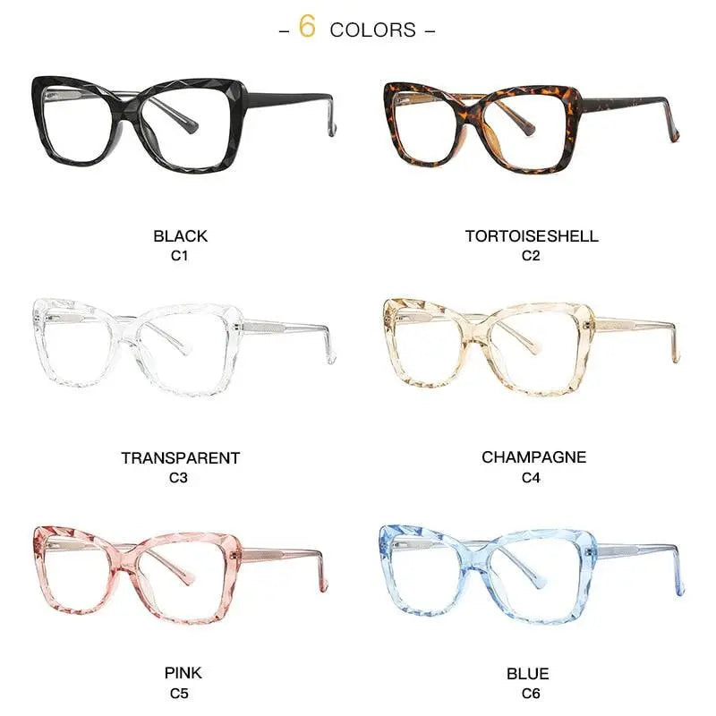 Women's Cat Eye Full Rim TR90 Prescription Glasses 2009 — view 3 | Rx Spectacle