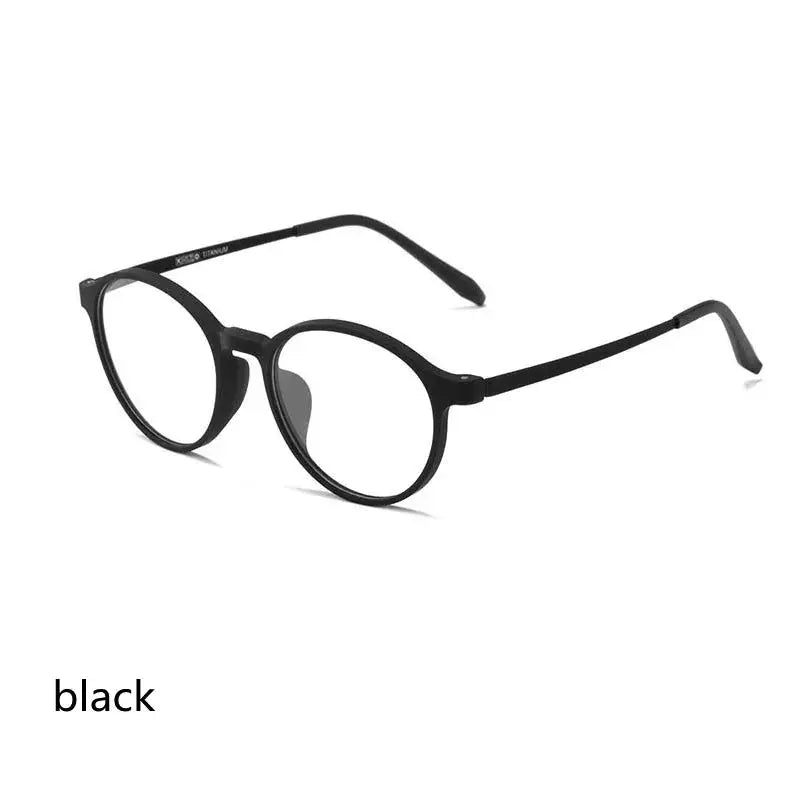 Unisex Irregular Full Rim Titanium Prescription Glasses 1935 — view 5 | Rx Spectacle