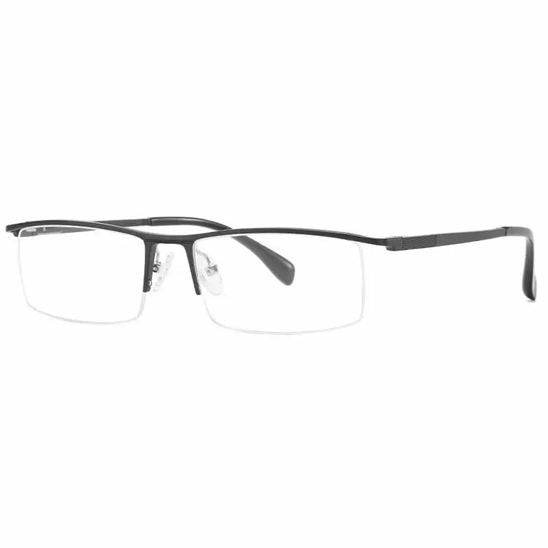 Unisex Semi-Rimless Alloy Prescription Glasses 6297 — view 10 | Rx Spectacle