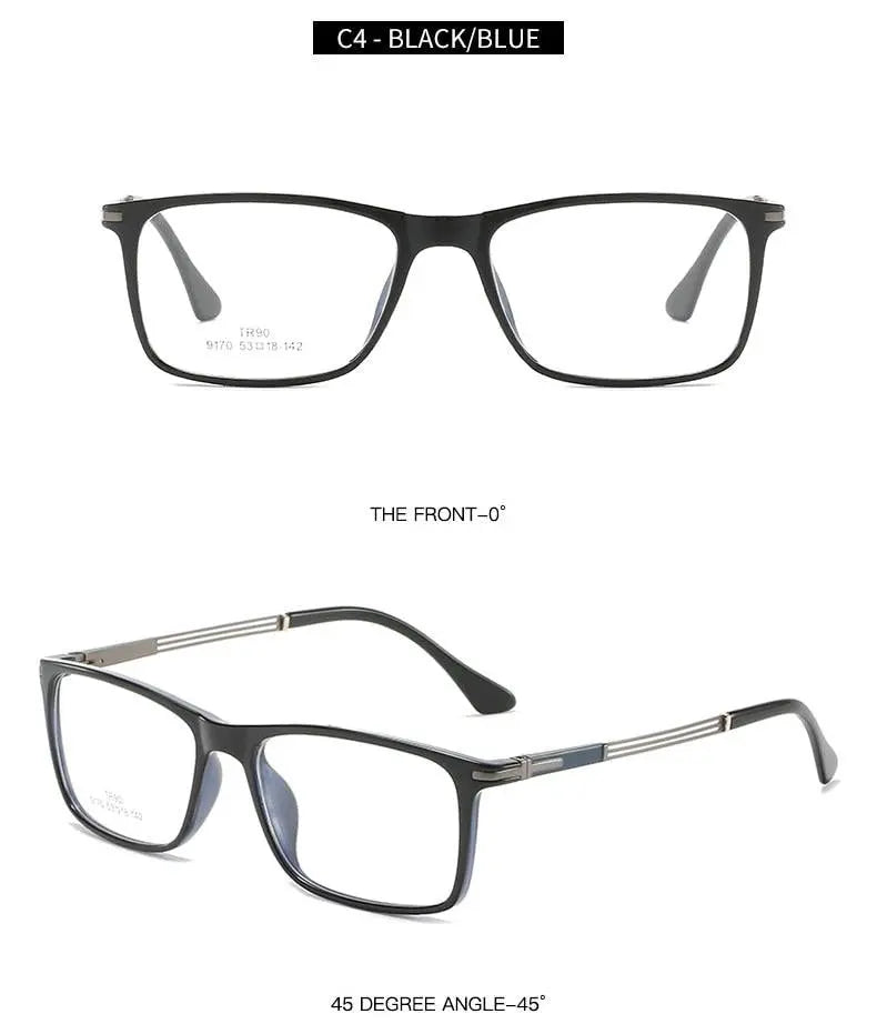 Unisex Full Rim Aluminum Prescription Glasses 9170 — view 13 | Rx Spectacle