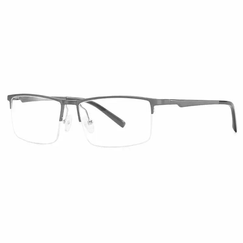 Unisex Semi-Rimless Alloy Prescription Glasses 6331 — view 3 | Rx Spectacle