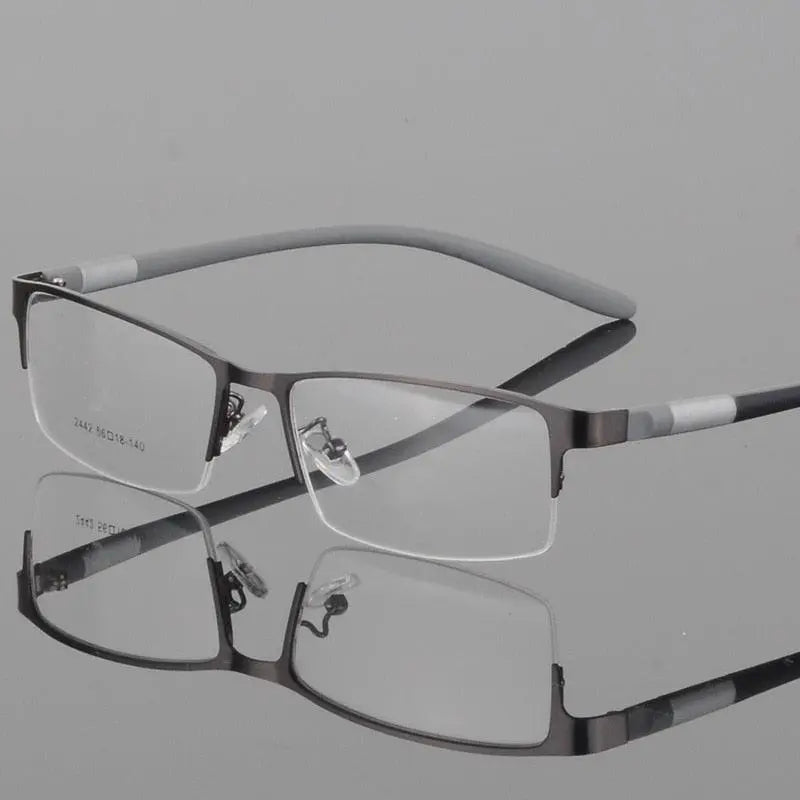 Unisex Semi-Rimless TR90 Prescription Glasses 2242 — view 10 | Rx Spectacle