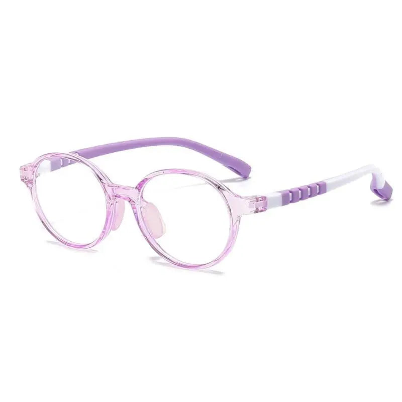Unisex Round Full Rim Titanium Prescription Glasses Trd108 — view 11 | Rx Spectacle