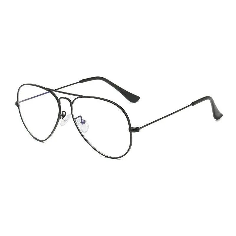 Unisex Round Full Rim Alloy Double Bridge Prescription Glasses 2026 — view 9 | Rx Spectacle