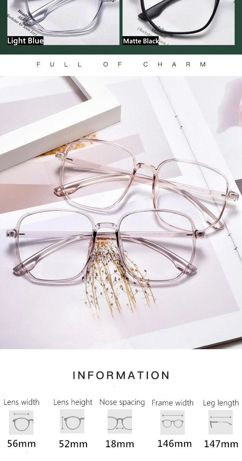 Unisex Polygon Full Rim Acetate Prescription Glasses D147 — view 15 | Rx Spectacle